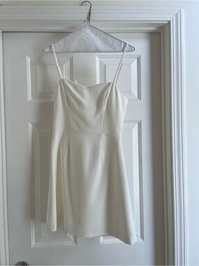 knee length dresses for ladies Birdie Linen Shoulder Tie Dress – Hemline Rice Village main image 1